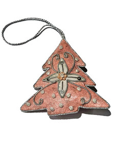 Adorno de elefante bordado de terciopelo azul, colgante de Animal con cuentas indias, decoración hecha a mano, decoraciones navideñas de Navidad - Product Image 4