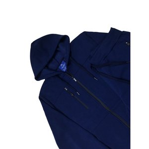 ชุดวอร์ม2ชิ้นสำหรับผู้ชายชุดวอร์มแบบเรียบมีซิปมีฮู้ดเสื้อสเวตเชิ้ตกางเกงเลานจ์มีกระเป๋าทรงหลวมลำลอง - Product Image 2