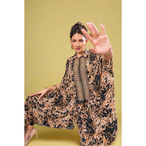 Ensemble coordonné deux pièces cape pour femme Midnight Bloom XS - Product Image 4