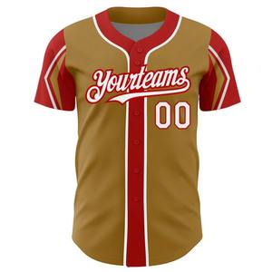 Vente en gros Maillot de baseball vierge OEM sublimation Maillots de baseball personnalisés pour hommes T-shirt de baseball - Product Image 2