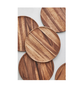 Placa de cargador de madera de diseño, calidad superior, uso de boda, redondo, seguro, decorativo debajo de la placa, venta al por mayor - Product Image 3