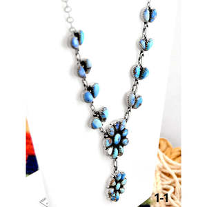 Collier artisanal culturel du Sud-Ouest, en argent sterling avec turquoise Golden Hill, élégant et de collection - Product Image 3