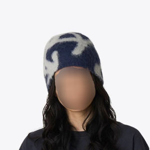 New Arrived Fashionable Jacquard knitted mohair <b>Beanie</b> for man Winter Wear Warm Streetwear Knitted mohair <b>Beanie</b> For <b>men</b> - Product Image 5