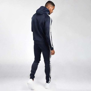 Vêtements de sport décontractés pour hommes Survêtement à la mode avec capuche zippée Vêtements d'extérieur d'hiver - Product Image 2