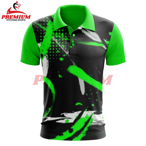 Custom Own Brand Unisex Polo Tshirt ODM Supply Colored Uniform Polos for Golf and <b>Bowling</b> - Product Image 6