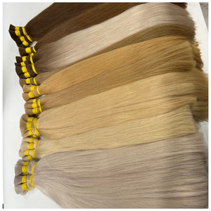 Extensions en vrac de cheveux humains vierges vietnamiens droits de haute qualité 10 "-30" longueur Cabelos colorés bruts vente en gros Michair usine - Product Image 6