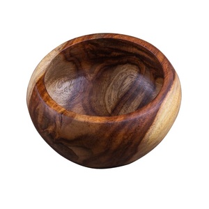 Tazón de Madera Redondo de Gran Capacidad para Servir Frutas, Vajilla Personalizada, Tazón para Servir Alimentos, Tazón para Servir Frutas Seguro para Alimentos - Product Image 2