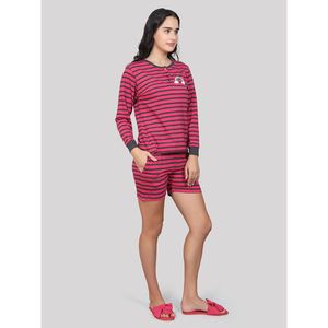 Conjunto de Shorts Casuales de Algodón 100% para Mujer con Bolsillos, Tejido de Punto Súper Suave, Cómodo de Usar, 2 Piezas - Product Image 5