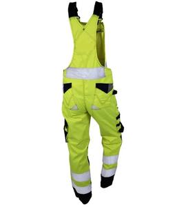 Vêtements de travail à bretelles et bretelles haute visibilité OEM Pantalons de sécurité pour hommes avec bande réfléchissante Uniformes de sécurité - Product Image 4