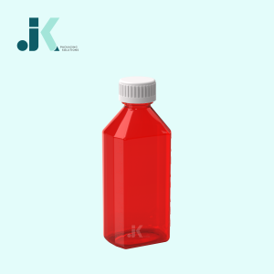 Bouteille de sirop ovale en PET de 160ml de meilleure qualité avec couvercle CR couleur ambre Service OEM/ODM de l'usine du Vietnam M0748 - Product Image 2