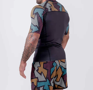 Nouvel Arrivage : Rashguard d'entraînement extérieur pour hommes, idéal pour BJJ, MMA, Boxe, Jiu Jitsu, Kimono de Jiu Jitsu et les arts martiaux - Product Image 5