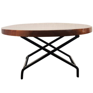 Décoration de table au design martelé, finition plaquée or, support à gâteau avec dôme en verre, utilisation pour les mariages, les fêtes et la restauration - Product Image 6