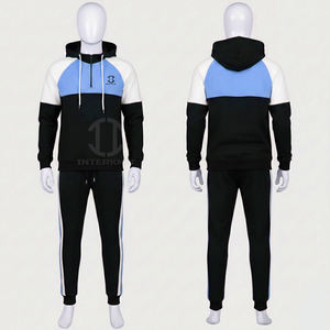 Ensemble de survêtement 2 pièces pour homme 2026 en molleton technique délavé imprimé, avec logo personnalisé, comprenant un sweat à capuche zippé et un pantalon de jogging, style streetwear de marque de luxe - Product Image 6
