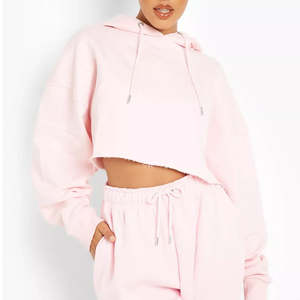 Sudaderas Cortas con Capucha para Mujer, Estilo Informal, Tejido de Punto, Técnicas de Teñido Anudado, Moda de Verano, Alta Calidad, Venta al por Mayor - Product Image 1