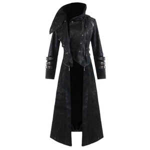 Nuevo Abrigo Gótico de Moda para Mujer, Abrigos Largos de Piel de Chinchilla con Forro de Lana, Estilo Casual, Talla Grande, Vestido Moderno - Product Image 5