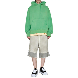 Sweats à capuche surdimensionnés pour hommes 100% coton épais avec nouveau design 3D personnalisé 450 g/m² Logo personnalisé style vieilli pour l'hiver vente en gros - Product Image 4