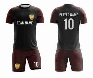 Uniformes de football personnalisés haut de gamme 2026 |   Tenues de football respirantes à impression numérique OEM |   Maillots légers à manches courtes coupe ajustée - Product Image 2