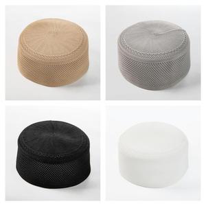 Men's <b>Summer</b> Ethnic Hat Versatile <b>Flat</b> Top with Breathable Mesh Cross-Border Dropshipping - Product Image 2