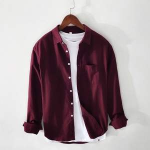 Vente en gros OEM Meilleure vente Chemise à manches longues décontractée pour hommes Qualité supérieure Orienté vers l'exportation Conception à la mode Anti-rides - Product Image 3