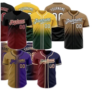 Camiseta de Béisbol Juvenil con logotipo personalizable, transpirable, 100% poliéster, precio de fábrica, ropa deportiva con botones - Product Image 4