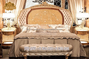 Conjunto de muebles de dormitorio Premium Platinum, cama lujosa de diseñador y dormitorio, conjunto de muebles de dormitorio - Product Image 2