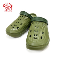 Nuevas Sandalias Unisex con Punta Cerrada, Plataforma de EVA, Impermeables, Estampadas, Antideslizantes, Chanclas de Playa, Precio de Fábrica