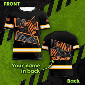 Camiseta DE SEGURIDAD reflectante de alta visibilidad personalizada Unisex Material de algodón y poliéster Característica de malla Logotipo personalizable a prueba de agua - Product Image 6