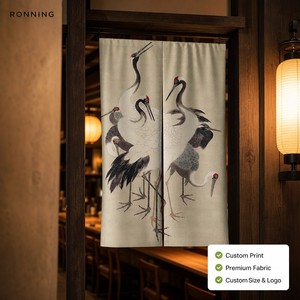 Özelleştirilmiş yarım ölçekli Modern japon Noren kapı perdesi promosyon özelleştirilmiş tasarım fotoğraf metin logosu ev dekor otel için - Product Image 1