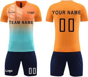 Maillot de football sur mesure à prix de gros, design personnalisé, impression numérique, 100% polyester, uniforme de football unisexe imprimé - Product Image 3