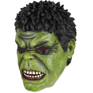Venta al por mayor cabeza completa invencible <span class=keywords><strong>Hulk</strong></span> Venom Bat Man máscara de látex realista casco tocado para Halloween Cosplay fiesta suministros - Product Image 2