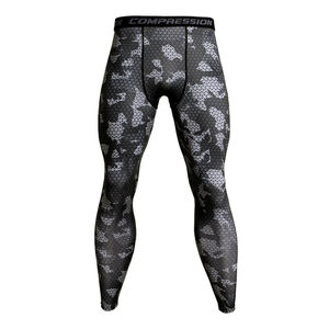 Pantalon de jogging de compression Gym Fitness pour hommes, vêtements de sport imprimés, pantalons d'entraînement pour la course à pied - Product Image 6
