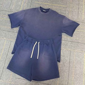 Ensemble T-shirt et short surdimensionné personnalisé, streetwear pour hommes, fabricant, impression de logo personnalisée - Product Image 4