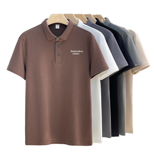 Service OEM Chemises polo pour hommes grandes tailles Lavables en machine Confortables Respirantes Couleur unie Dernier design polos - Product Image 1