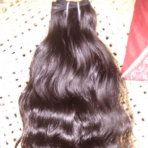 Cabello humano remy virgen, tejido, muy vendido, Indio del Sur Cabello de un solo donador, textura de un color, sin caída y enredados, remy - Product Image 1