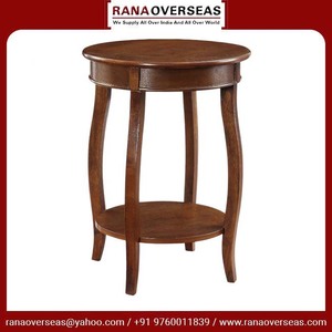 Nouvelle arrivée Offre spéciale Table d'appoint ronde en bois Table basse au design moderne pour le salon, la chambre à coucher et la maison à prix compétitif - Product Image 6