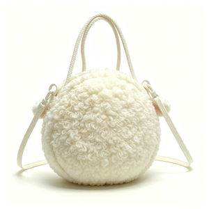 Mochila de peluche de cordero suave y adorable, juguete de peluche blanco crema, bolso para niños unisex de 31 cm a 50 cm - Product Image 5