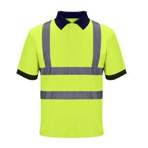 Chemises réfléchissantes pour hommes, polo personnalisé avec logo, vêtements de travail haute visibilité, polo de travail à manches courtes, polos de sécurité réfléchissants - Product Image 5