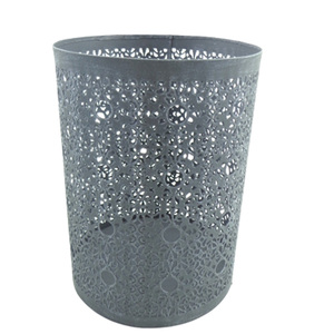 Nouveau pot de bougie votive de forme ovale en métal de designer blanc pour la maison et la décoration de Noël en vrac - Product Image 4