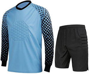 Completo <span class=keywords><strong>Kit</strong></span> da Portiere per Uomo Adulto: Maglia Imbottita Leggera, Pantaloncini, Maniche Lunghe, Impermeabile, Asciugatura Rapida, Stampa, 100% Poliestere - Product Image 3