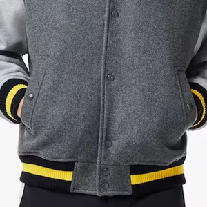 Fashion Varsity <b>Jacket</b> for <b>Man</b> Designed with Oversized Chenille <b>Letter</b> Patch and Durable Fabric CollegeBaseballjacket for <b>men</b> - Product Image 2