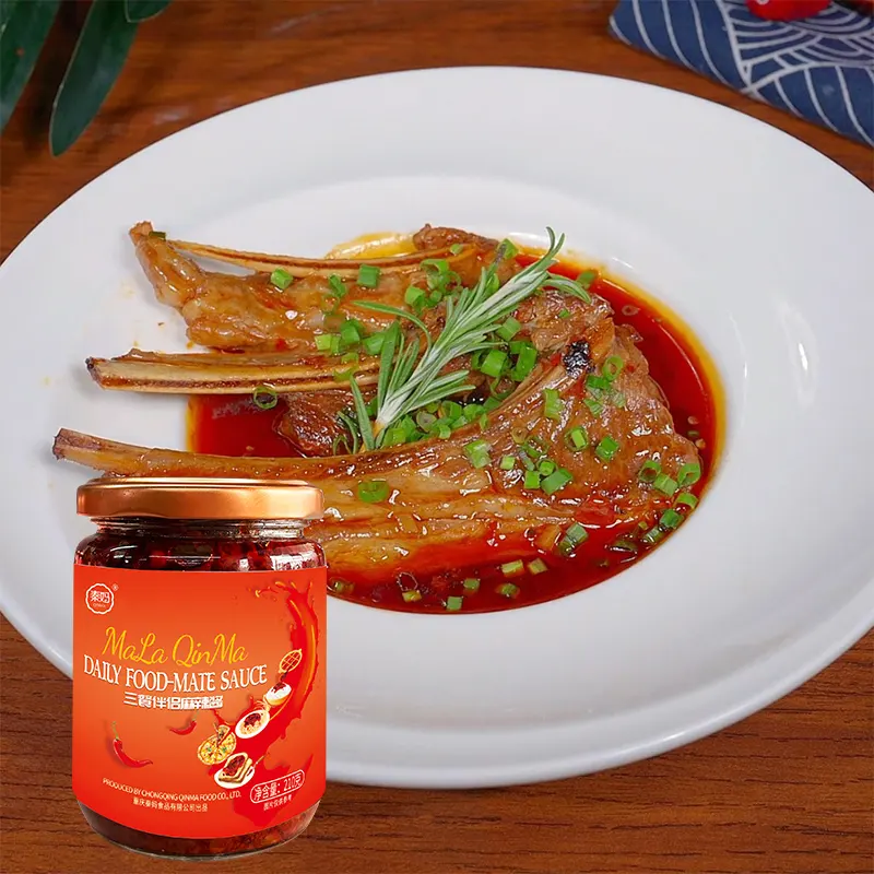 HACCP-zertifizierte Fabrik Sambal Oelek Sichuan Spicy Hot Chili Sauce Dip Sauce Laoganma Pasta Sauce