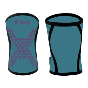 OEM Vente en gros Logo personnalisé Manchons de genou en néoprène 7mm Support de compression pour l'haltérophilie et l'entraînement de puissance - Product Image 2