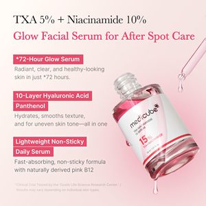 Medicube TXA+Niacinamida 15% Cosmética Coreana, Ampolla de Suero Facial Iluminador 30ml, Cuidado Revitalizante para la Piel de Mujeres, Cosmética Coreana - Product Image 6
