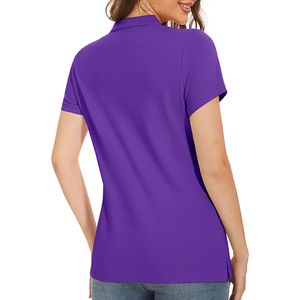 Camisetas Polo de Cuello clásico para mujer, camisetas transpirables, camisetas Polo de secado rápido para mujer, marca personalizada de fábrica OEM disponible - Product Image 3