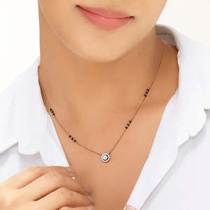 Collier de perles religieux en or Tanmaniya avec fil de diamant divin - Product Image 2