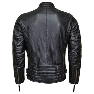 Chaqueta de cuero de alta calidad superior para hombres Nueva llegada Moda de invierno Logotipo personalizado Bajo MOQ Mejor fabricación Chaquetas de hombres puros - Product Image 4