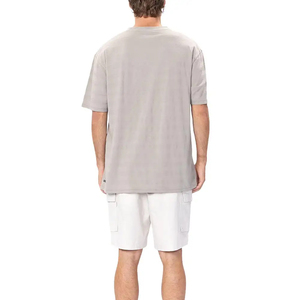 Conjunto de Verano de 2 Piezas para Hombre 2025, Casual, Cómodo, 100% Algodón, Estilo Urbano, Secado Rápido, Transpirable, Calidad Premium, Personalizable - Product Image 2