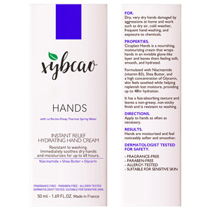 Crème pour les mains <span class=keywords><strong>hydratante</strong></span> au beurre de karité et à la niacinamide, crème réparatrice pour les mains <span class=keywords><strong>hydratante</strong></span> 48H, lotion non parfumée 50ml, crème pour les mains OEM ODM, salon - Product Image 5