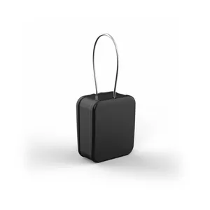 Forma quadrata portatile sicuro scatola di blocco impermeabile Password Beach Box con cavo per la sicurezza personale piccola custodia con serratura a combinazione