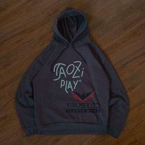 Sweat à capuche zippé personnalisé avec impression numérique, 100% coton, molleton lourd, hiver, écologique, respirant, surdimensionné, uni - Product Image 5
